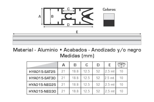 Perfil-HYA015